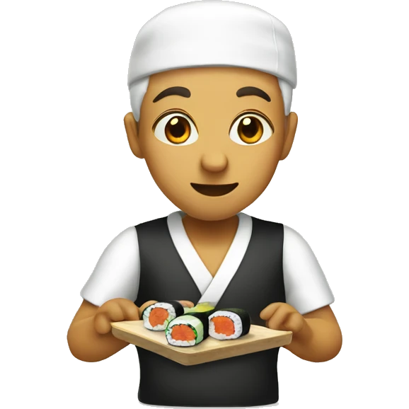 I eating sushi emoji