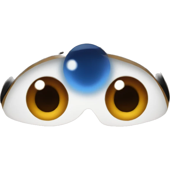Blue eye woman with brown eye man emoji