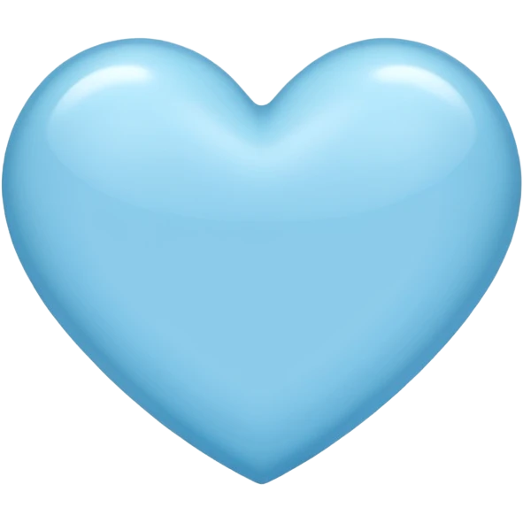 Light blue heart
 emoji