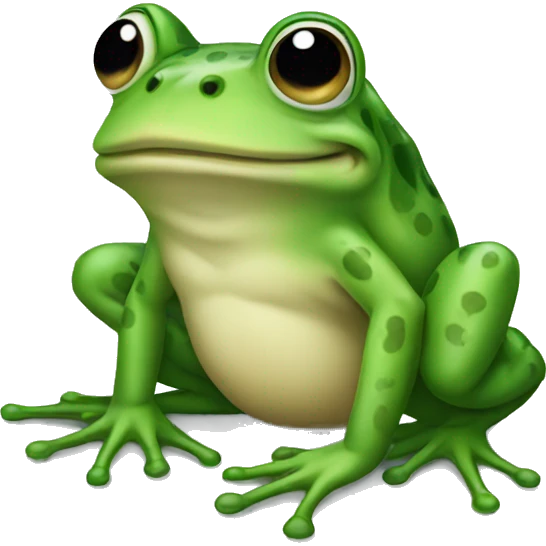frog goodbye emoji