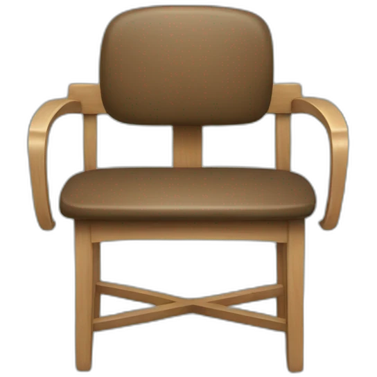 teacher's chair with arms and blackboard emoji