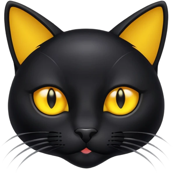 Black cat emoji