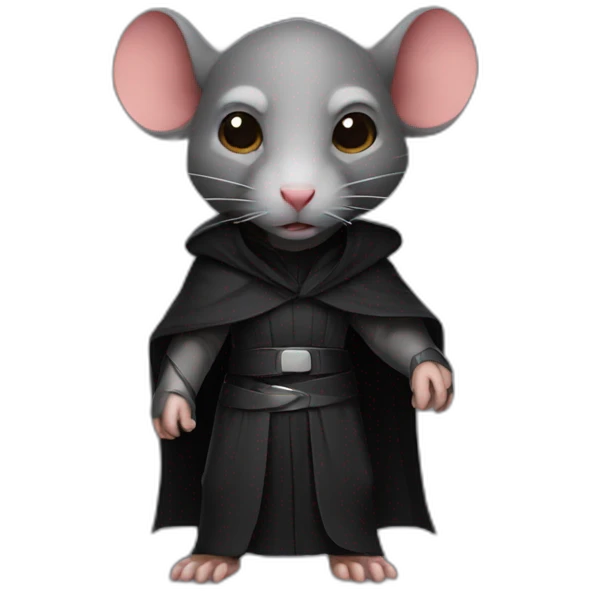 A sith lord rat emoji
