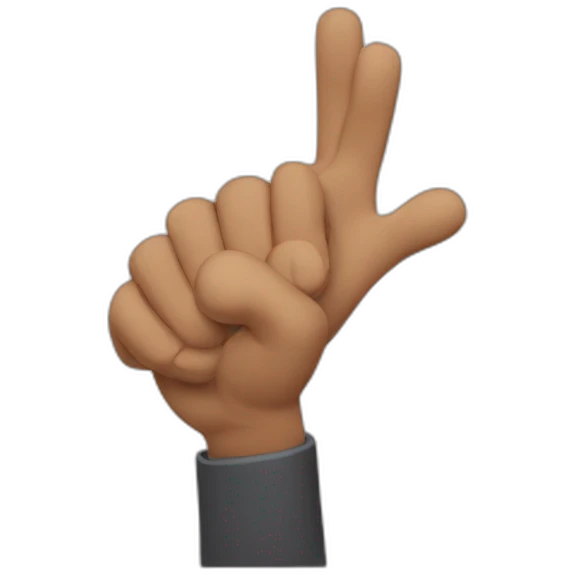 Nipliman con la mano cerrada y su pulgar arriba emoji