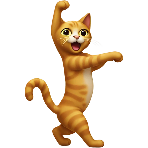 Cat twerking  emoji