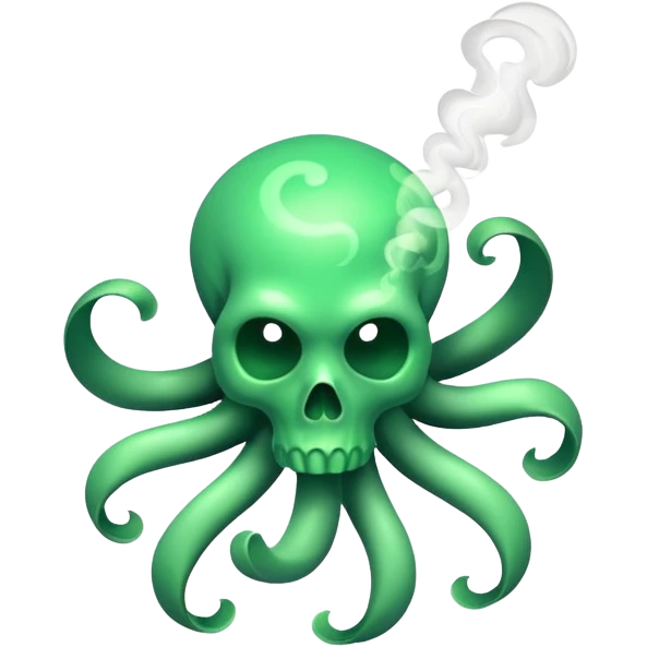 poisonous gas, isometric emoji