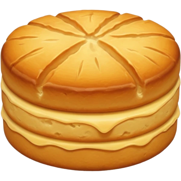Biscuit simple sans visage emoji