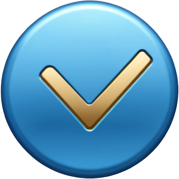 Tictok verified blue tick emoji