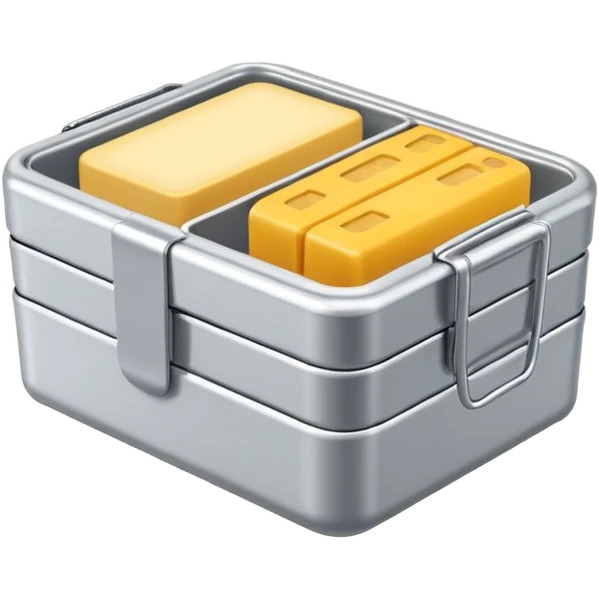 A clean and modern icon symbolizing ‘Lunch Allowance’.
Use a meal or lunchbox concept with a subtle highlight in CatchTable’s brand color #FF3D00.
Minimal, professional, flat-style graphic suitable for a recruitment page. emoji