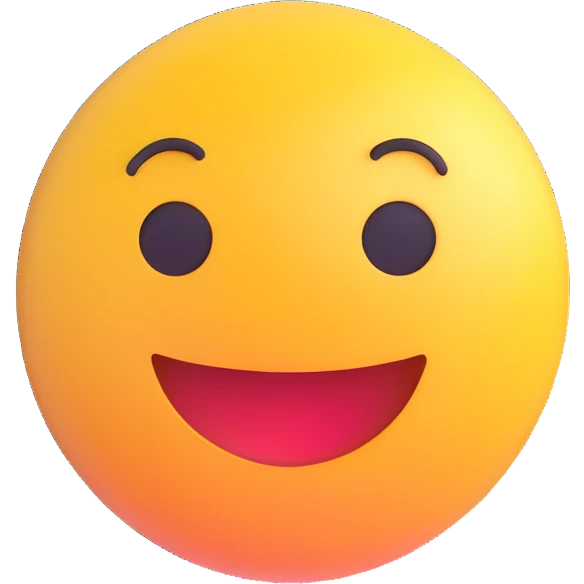 Transform this image into a 3D emoji style, similar to Microsoft Fluent 3D emojis. Make it look glossy, rounded, and expressive, with a clear and bold appearance. emoji