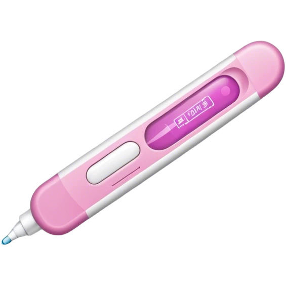 Pregnancy test emoji