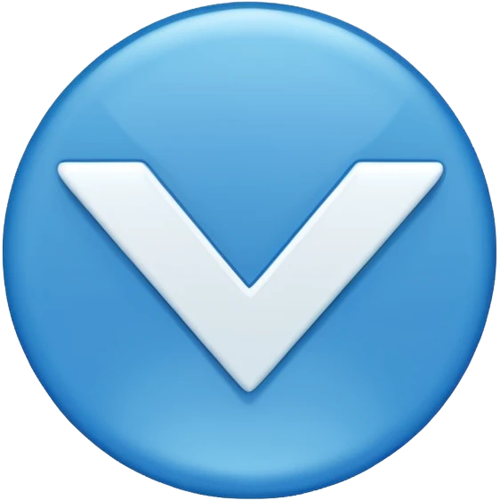 Verificado azul volteado☑️  así como este pero volteado  emoji