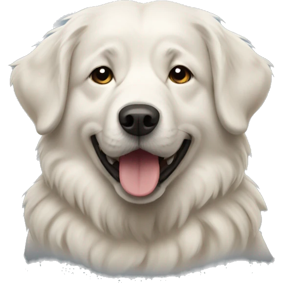 Pyrenees dog  emoji