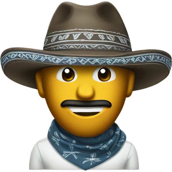 Tequila and bandana  emoji