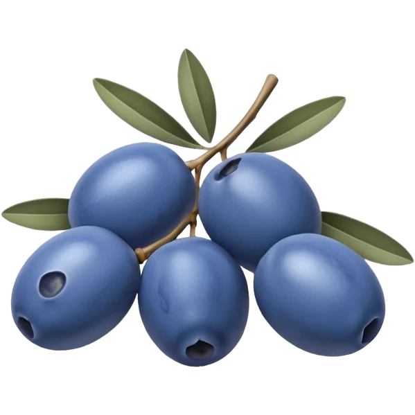 blue olives emoji