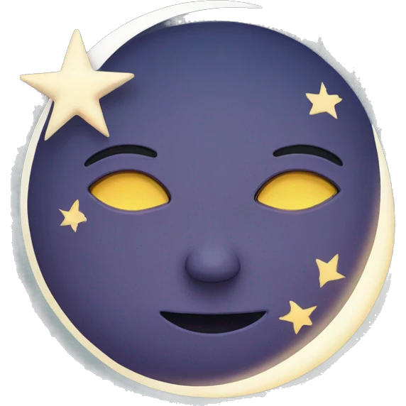 Sun & moon emoji