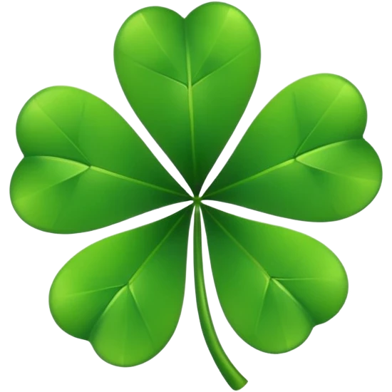 Trebol de 5 hojas  emoji