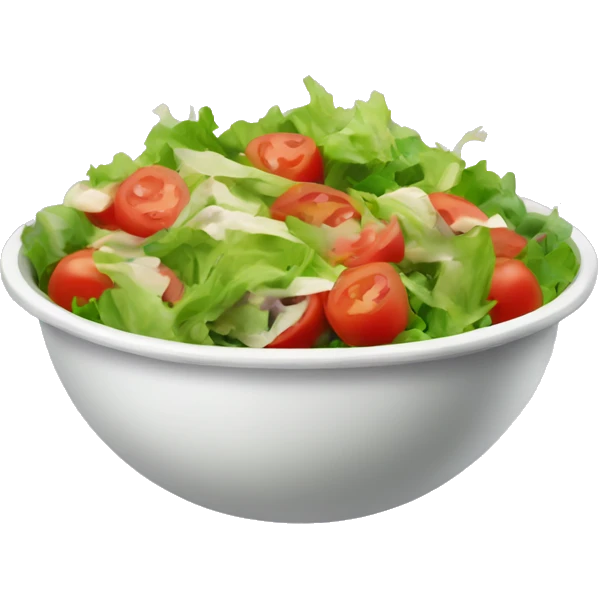 an appetizing salad emoji