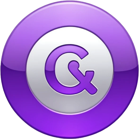 -18 symbol branco e roxo emoji