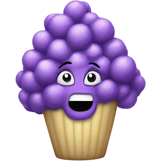 Purple popcorn emoji