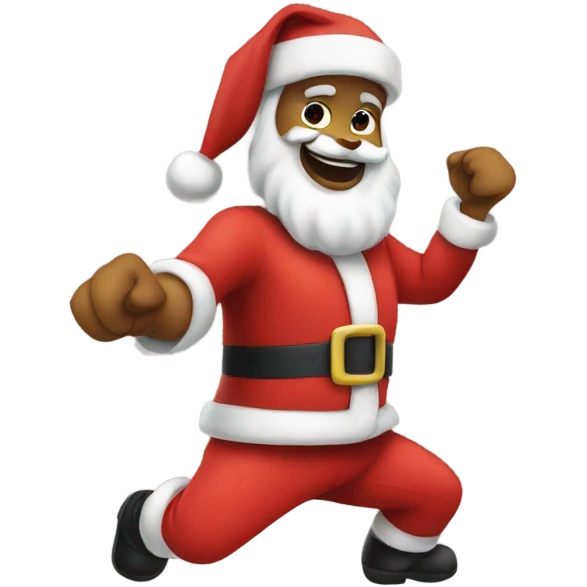 Santa twerking  emoji