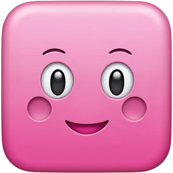 Pink square with 'OK' text emoji