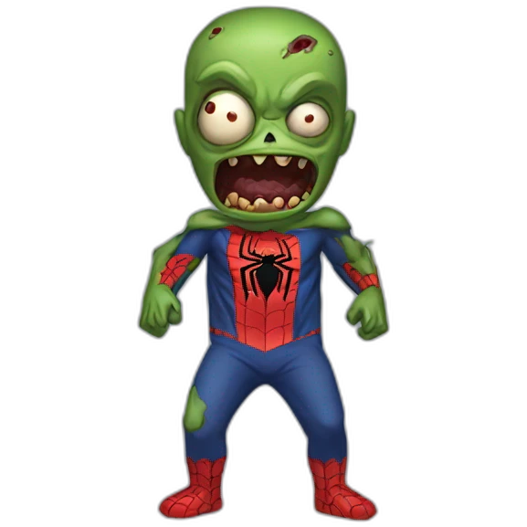 Spiderman zombie emoji
