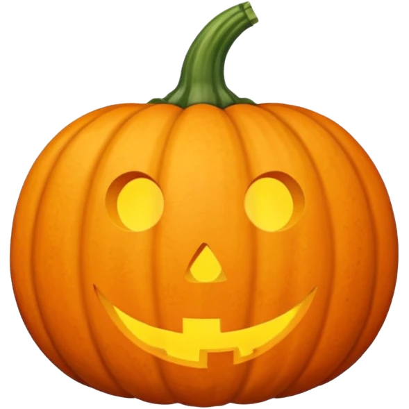 Long Curved Stem Pumpkin emoji
