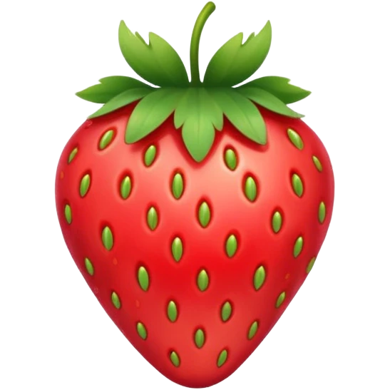 A strawberry emoji
