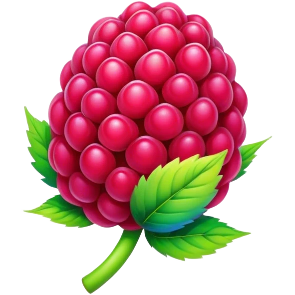 rainbow raspberry emoji
