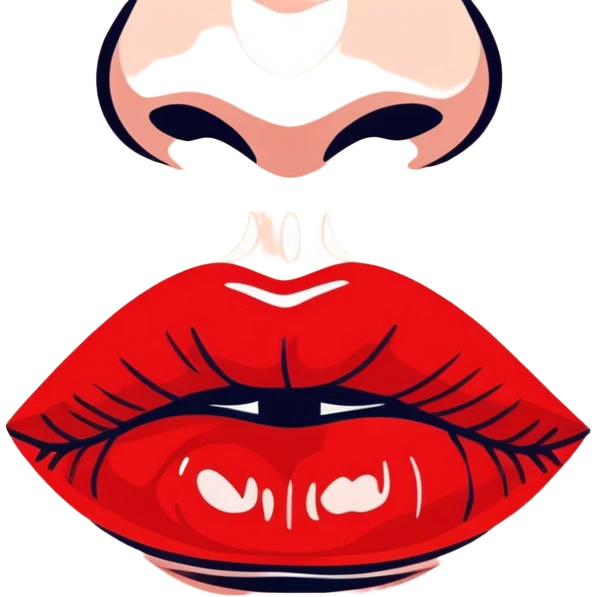 candy style lip glosses emoji
