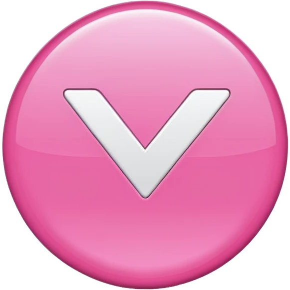 check mark pink emoji