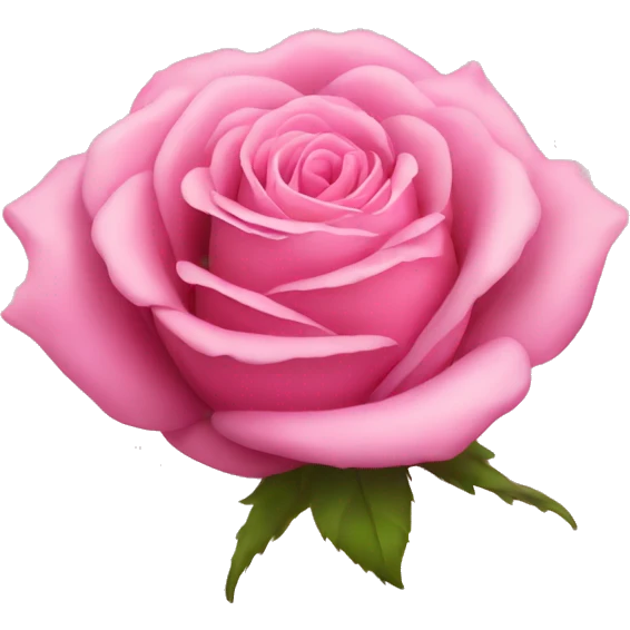 Pink rose  emoji