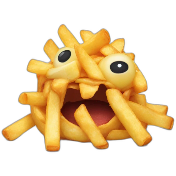 stitch mange frite emoji