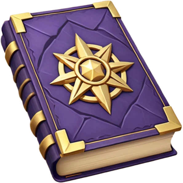 low poly book of spells emoji