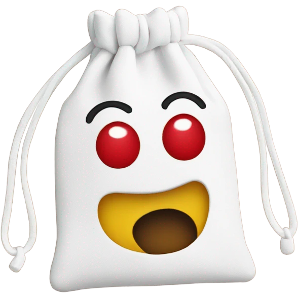 White pouche emoji
