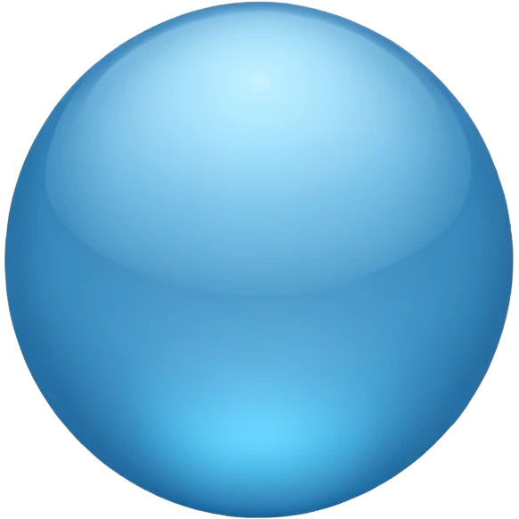 sky-blue sphere emoji