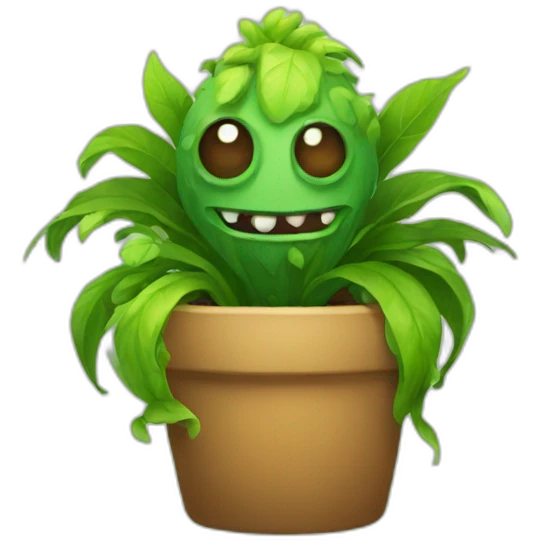 Plant monster emoji