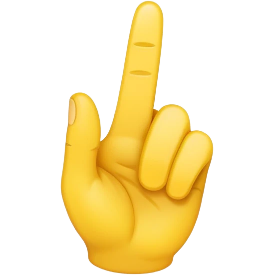 middle finger emoji emoji