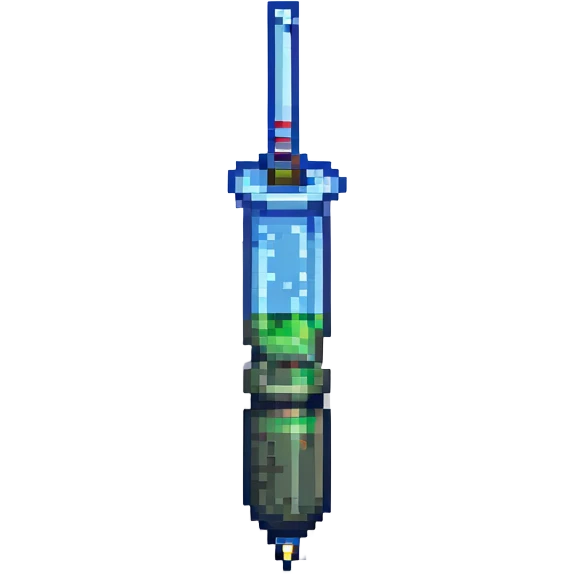 syringe pixel art emoji