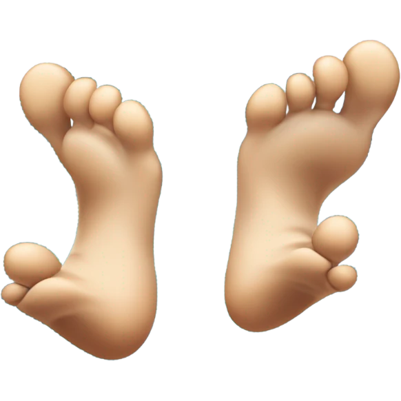happy kicking feet emoji