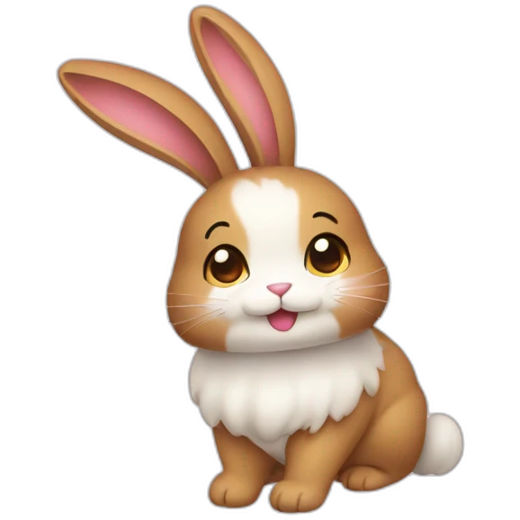 cute japanease bunny emoji