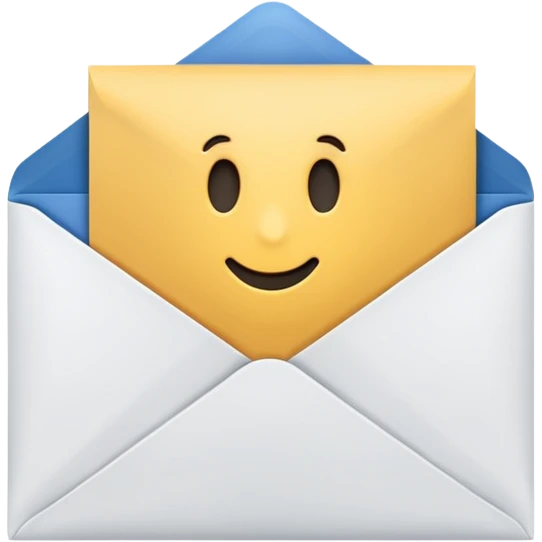 visible envelope inside labeled “Henry Ballester”,  emoji