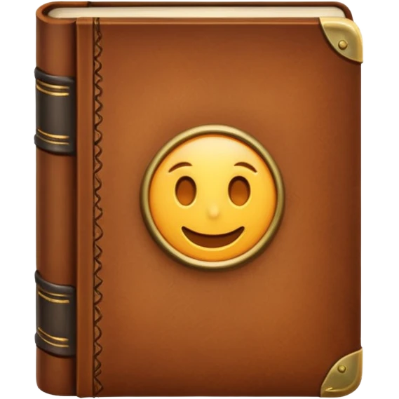 Ultra realistic book emoji