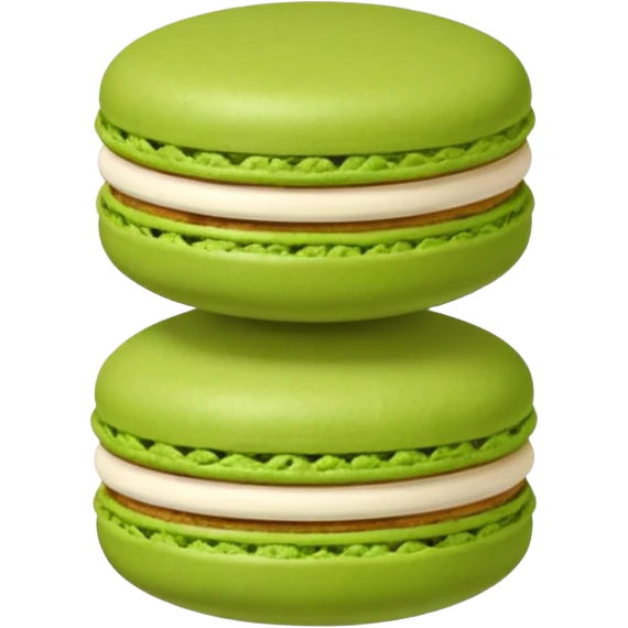 a Green Macaroon emoji