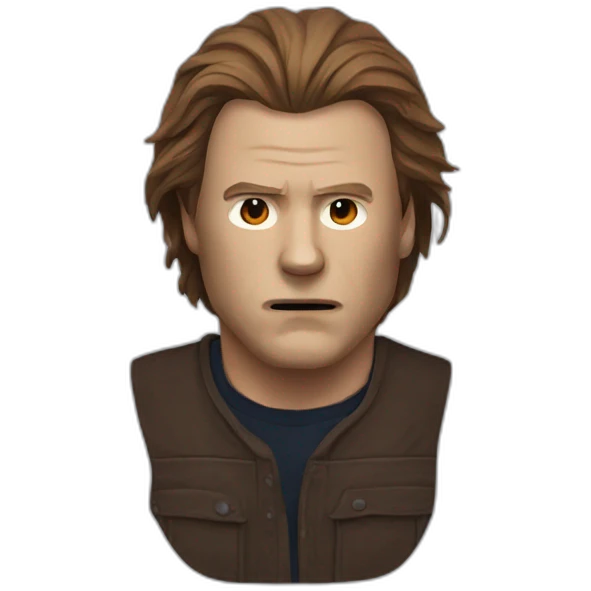 grizzly head michael myers emoji