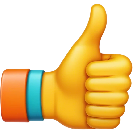 Thumbs up emoji