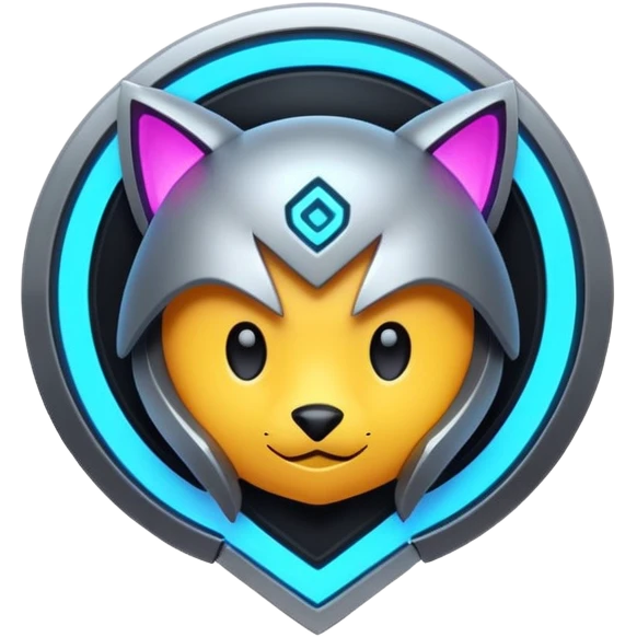 Make a Gaming logo and then put some Robotic background design with it then put my name SAYUTI at the front of the Game emoji