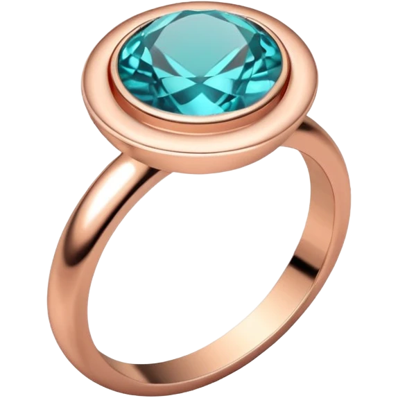 rose gold ring emoji