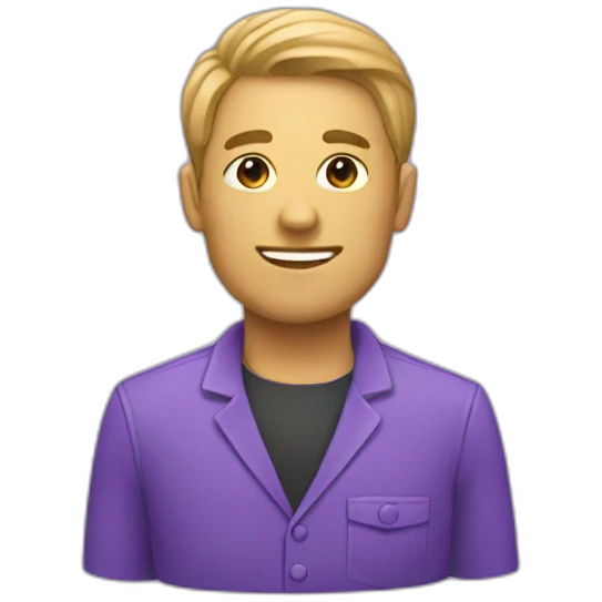 purple blueprint emoji